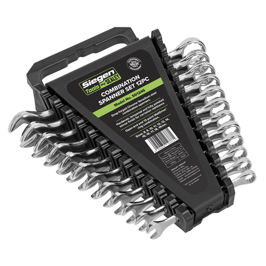 Siegen S01246 Siegen Combination Spanner Set 12pc