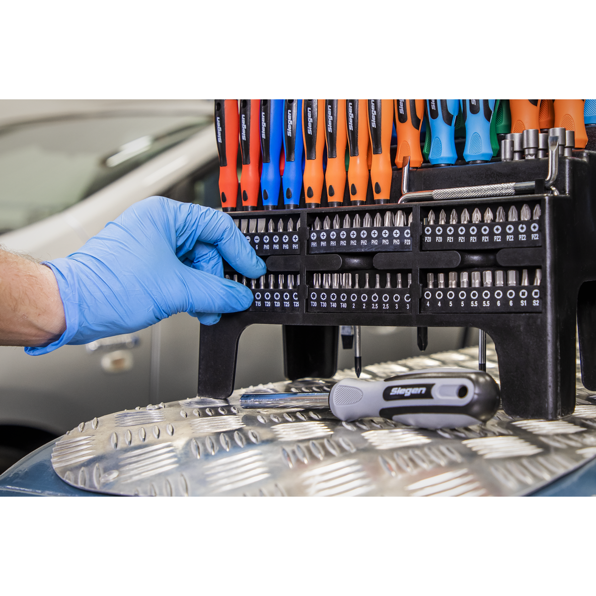 Siegen S01248 Siegen Screwdriver, Bit & Nut Driver Set 100pc