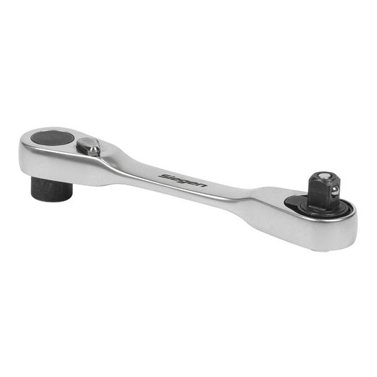 Siegen S01251 Siegen Micro Ratchet Bit Driver & Wrench 1/4"Hex x 1/4"Sq Drive