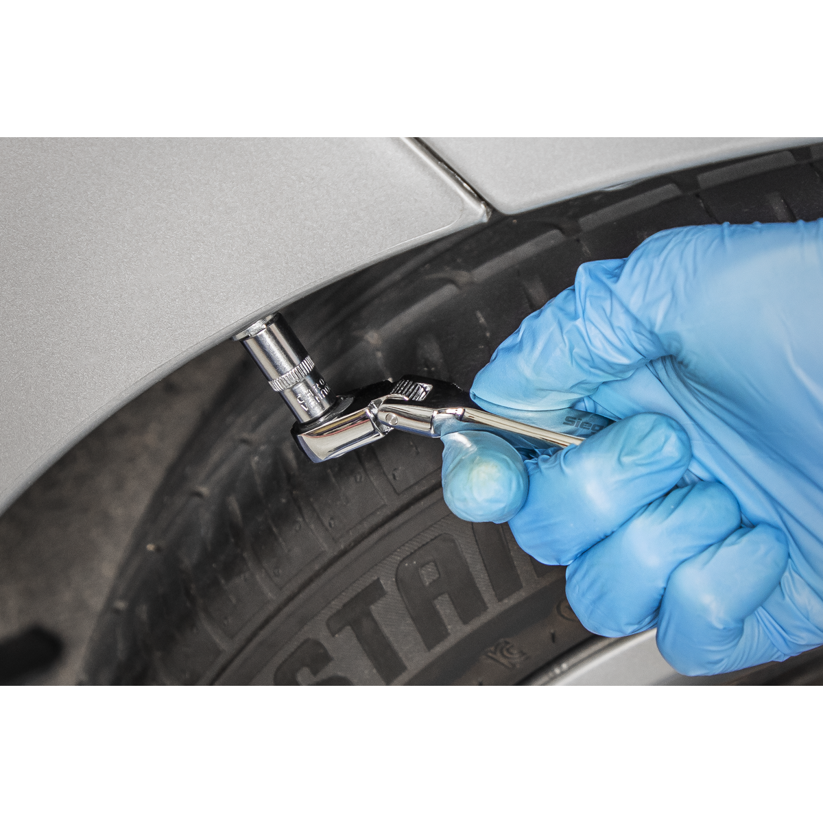 Siegen S01254 Siegen Micro Flexi-Head Ratchet Wrench 1/4"Sq Drive