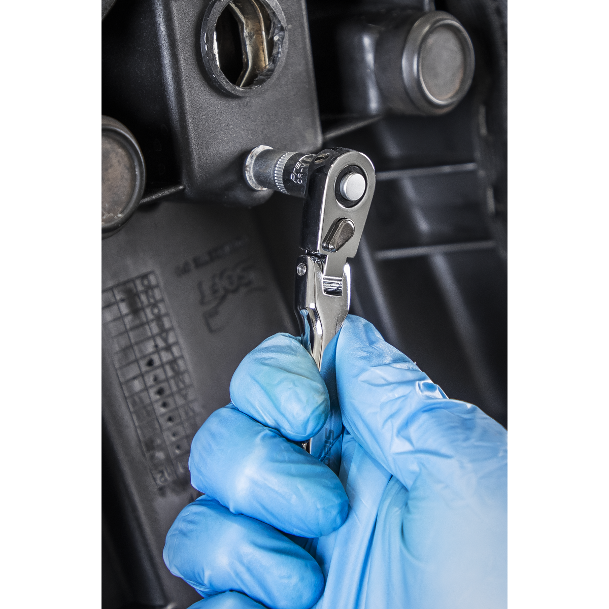 Siegen S01254 Siegen Micro Flexi-Head Ratchet Wrench 1/4"Sq Drive