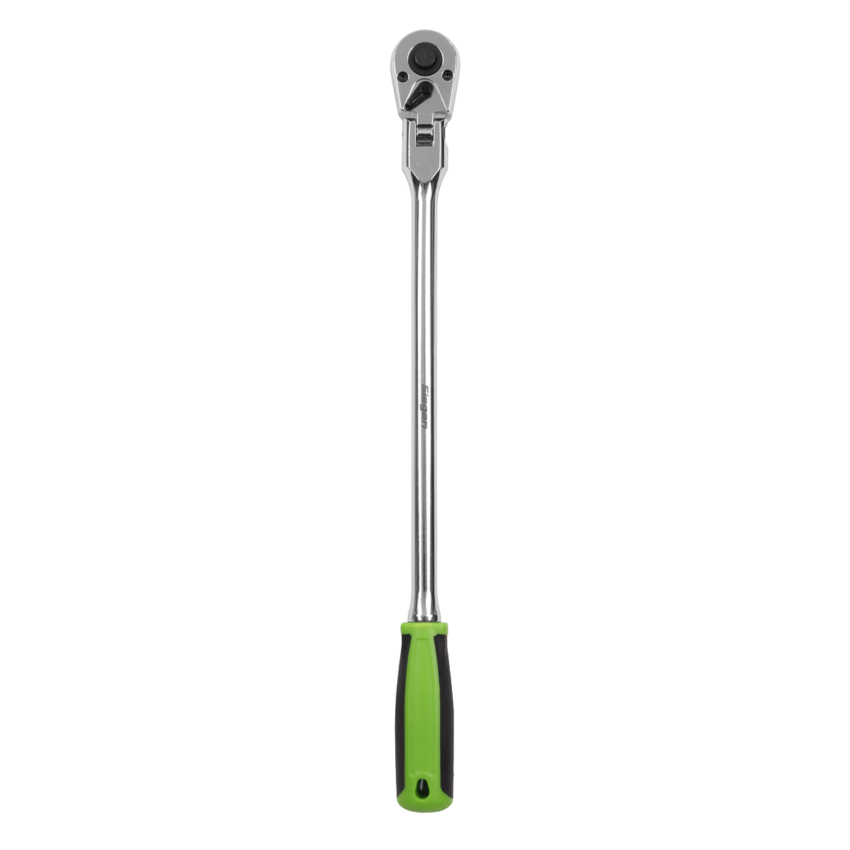 Siegen S01257 Siegen Extra-Long Flexi-Head Ratchet Wrench with Flip Reverse 1/4"Sq Drive