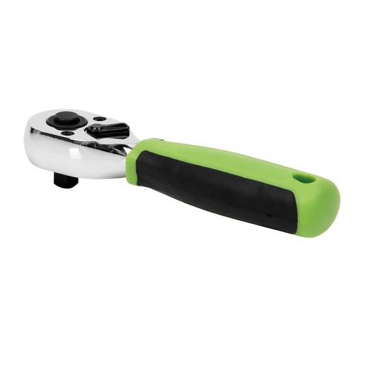 Siegen S01258 Siegen Stubby Ratchet Wrench with Flip Reverse 1/4"Sq Drive