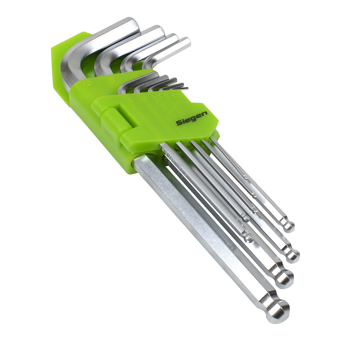 Siegen S01260 Siegen Long Ball-End Hex Key Set 9pc