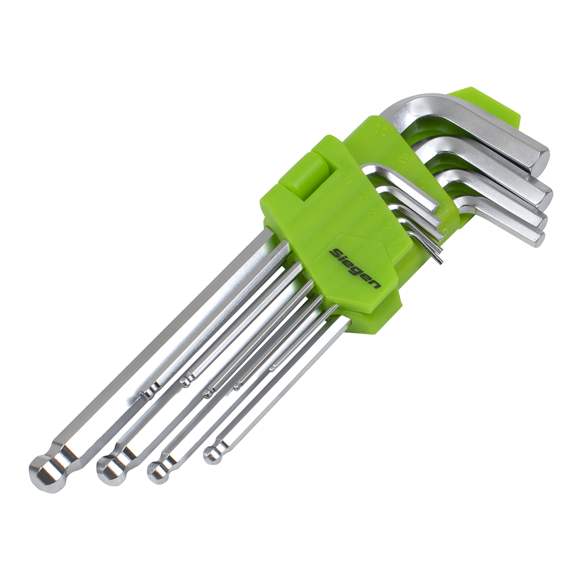 Siegen S01260 Siegen Long Ball-End Hex Key Set 9pc