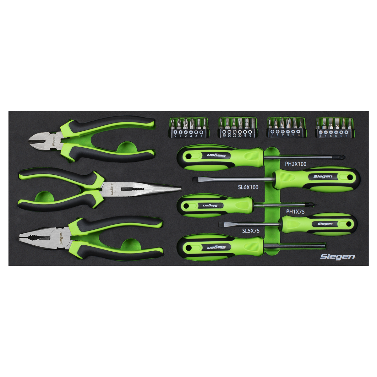 Siegen S01266 Siegen Portable Tool Chest 3 Drawer with Tool Kit 98pc