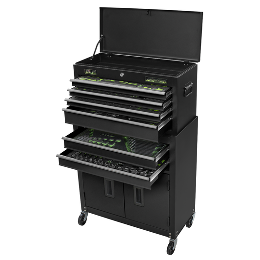 Siegen S01267 Topchest & Rollcab Combination 6 Drawer with 247pc Tool Kit