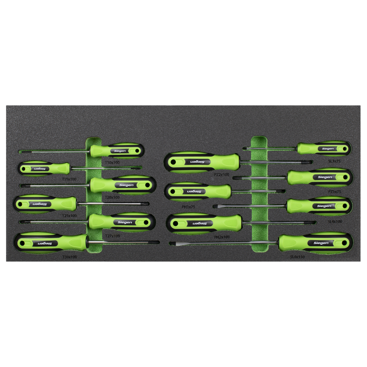 Siegen S01267 Topchest & Rollcab Combination 6 Drawer with 247pc Tool Kit