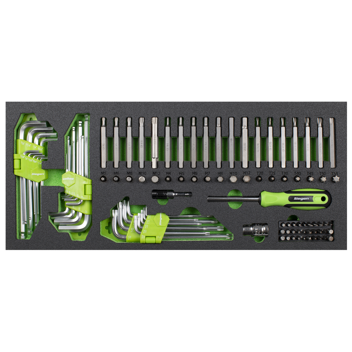 Siegen S01267 Top Chest & Rollcab Combination 6 Drawer with Tool Kit 247pc