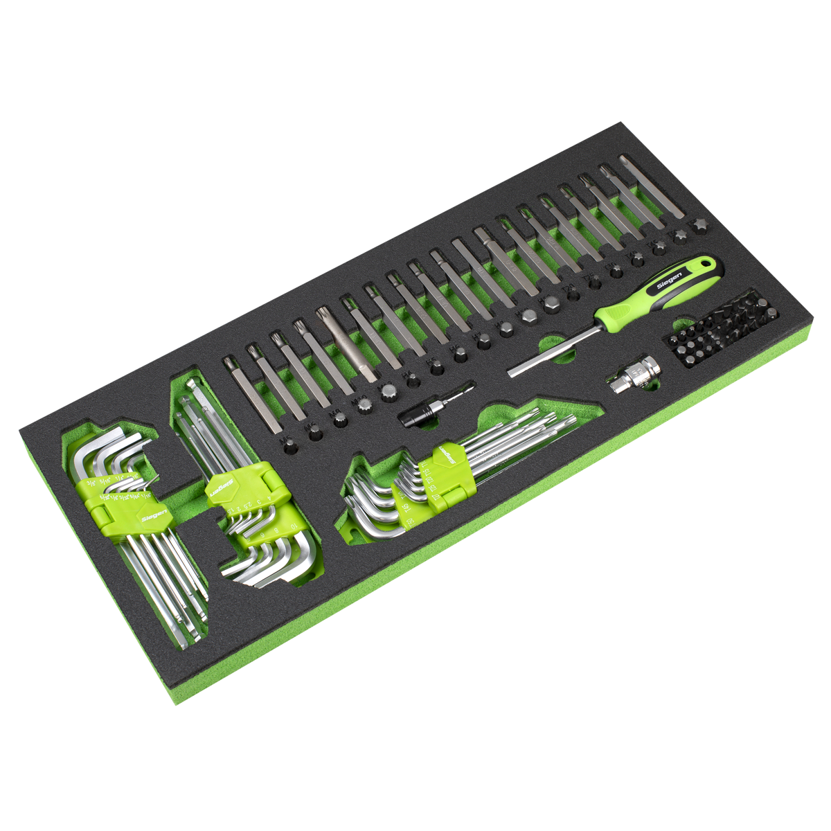 Siegen S01267 Top Chest & Rollcab Combination 6 Drawer with Tool Kit 247pc