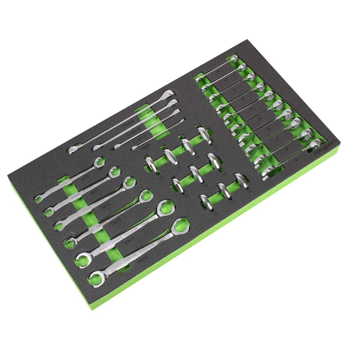 Siegen S01274 Siegen Specialised Spanner Set with Tool Tray 30pc