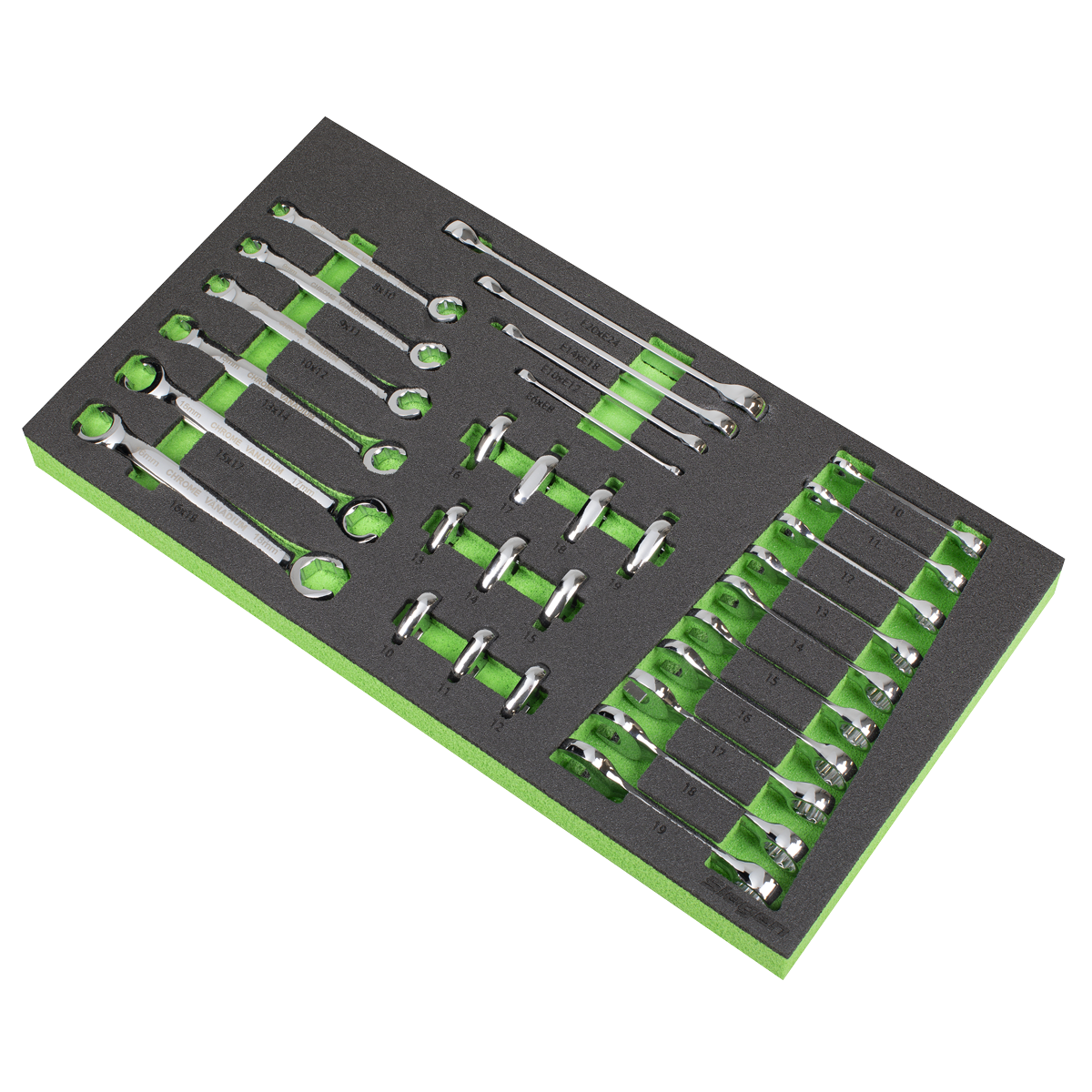 Siegen S01274 Siegen Specialised Spanner Set with Tool Tray 30pc