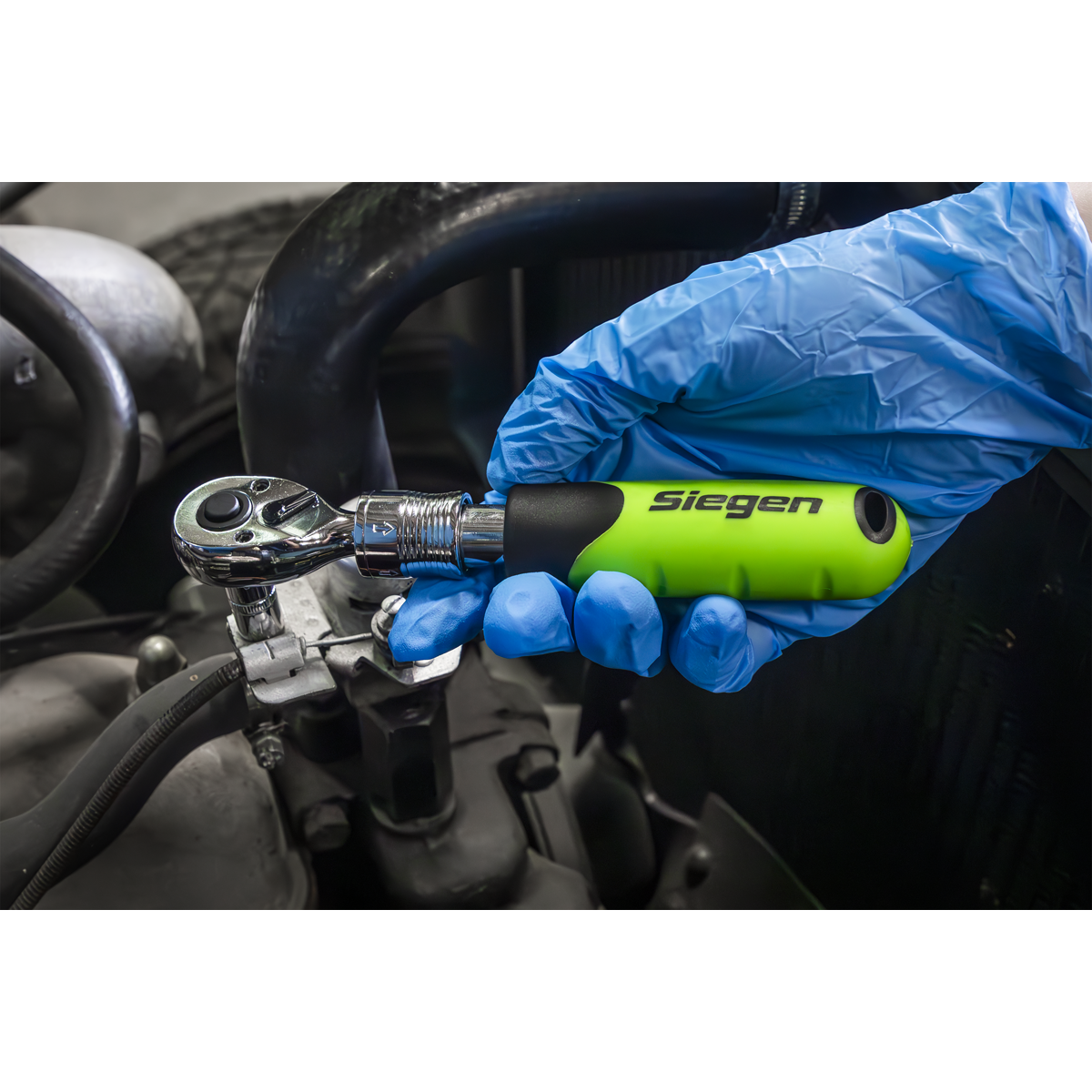 Siegen S01286 Siegen Extendable Ratchet Socket Set 1/4"Sq Drive 26pc