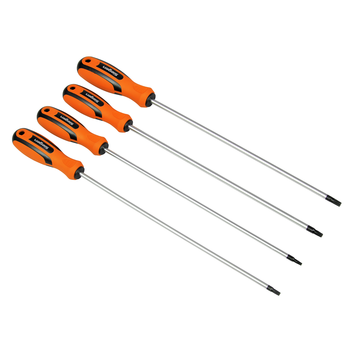 Siegen S01289 TRX-Star* Long Screwdriver Set 4pc