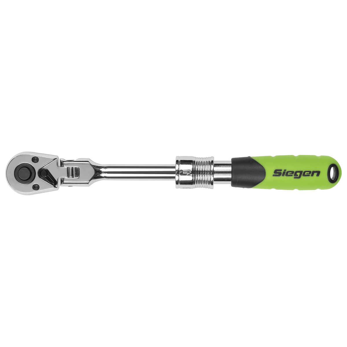 Siegen S01294 Siegen Extendable Flexi-Head Ratchet Wrench 1/4"Sq Drive