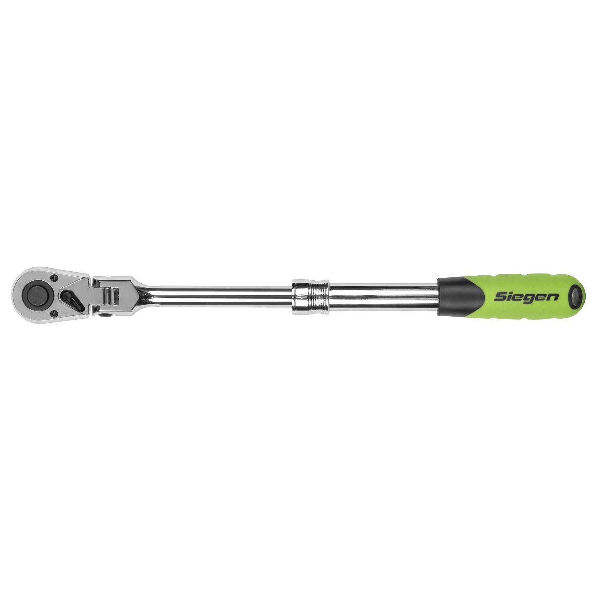Siegen S01296 Siegen Extendable Flexi-Head Ratchet Wrench 1/2"Sq Drive