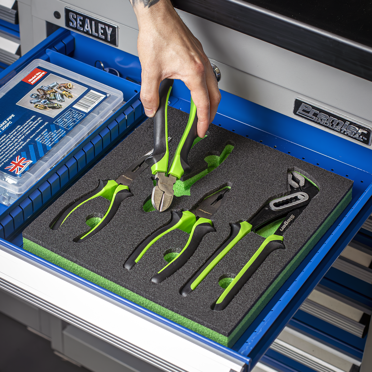 Siegen S01298 Siegen Comfort Grip Pliers Set 4pc
