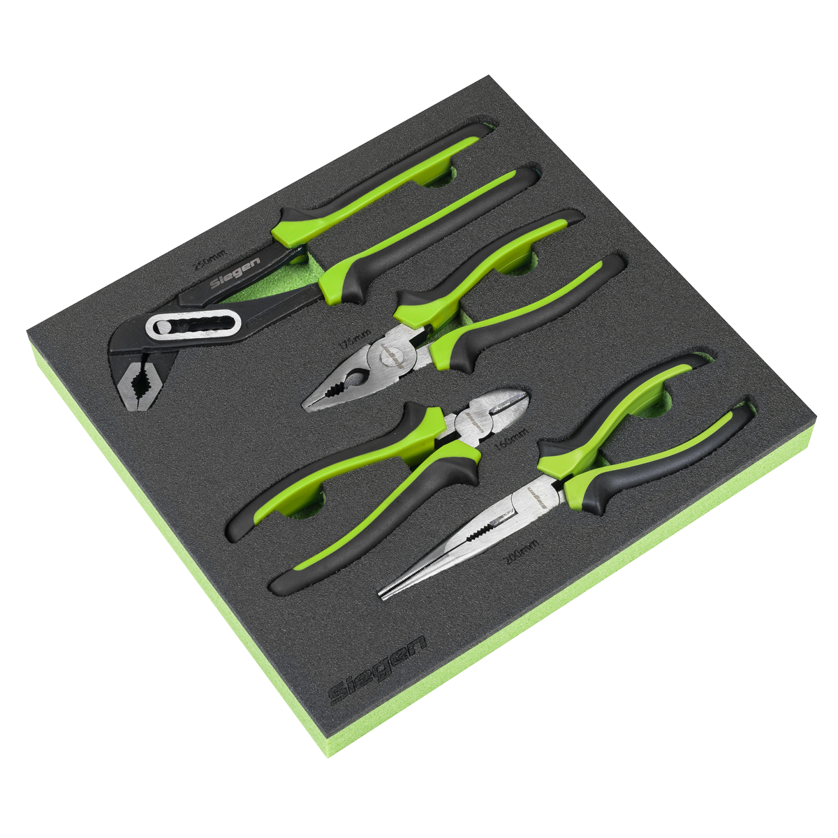 Siegen S01298 Siegen Comfort Grip Pliers Set 4pc