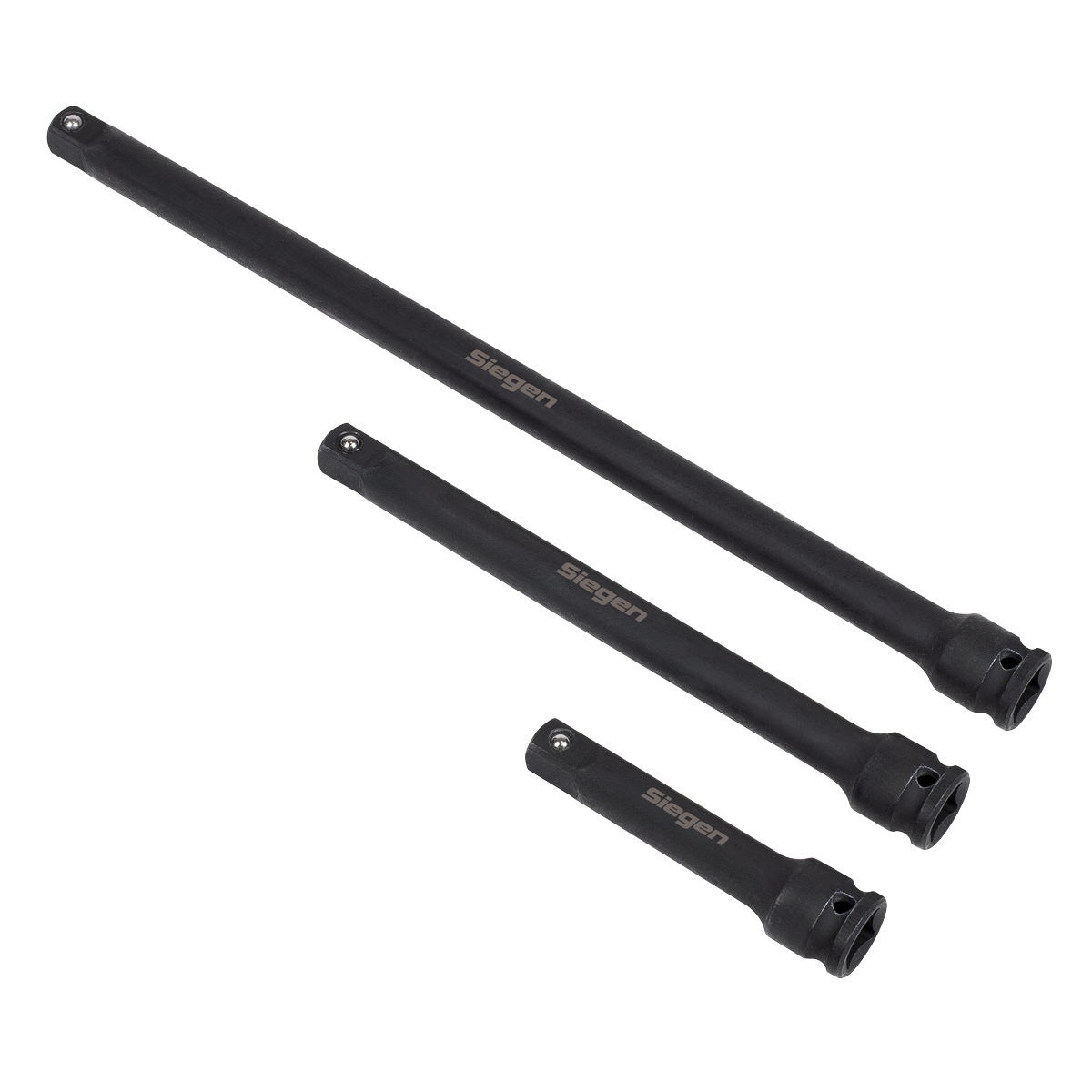 Siegen S01321 Siegen Impact Extension Bar Set 3/8"Sq Drive 3pc