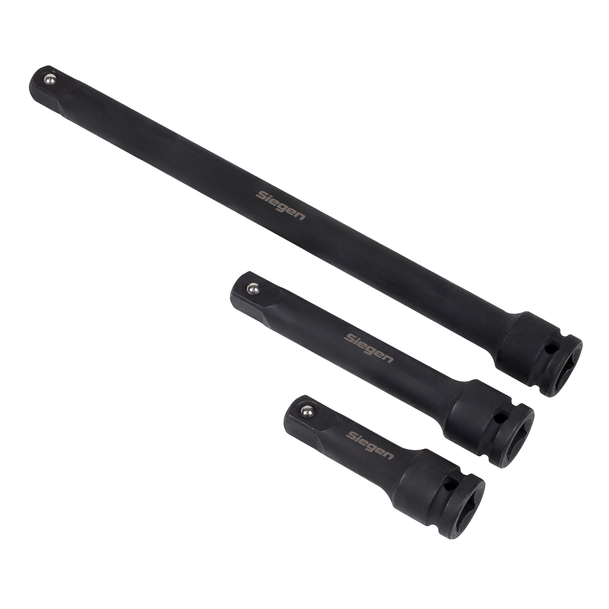 Siegen S01322 Siegen Impact Extension Bar Set 1/2"Sq Drive 3pc