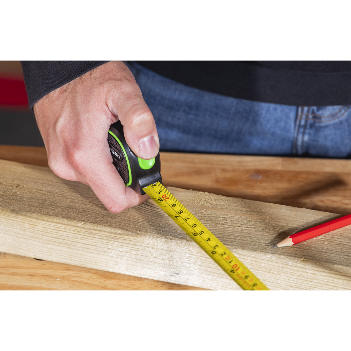 Siegen S01327 Metric/Imperial Auto Lock Tape Measure 3m(10ft) x 16mm