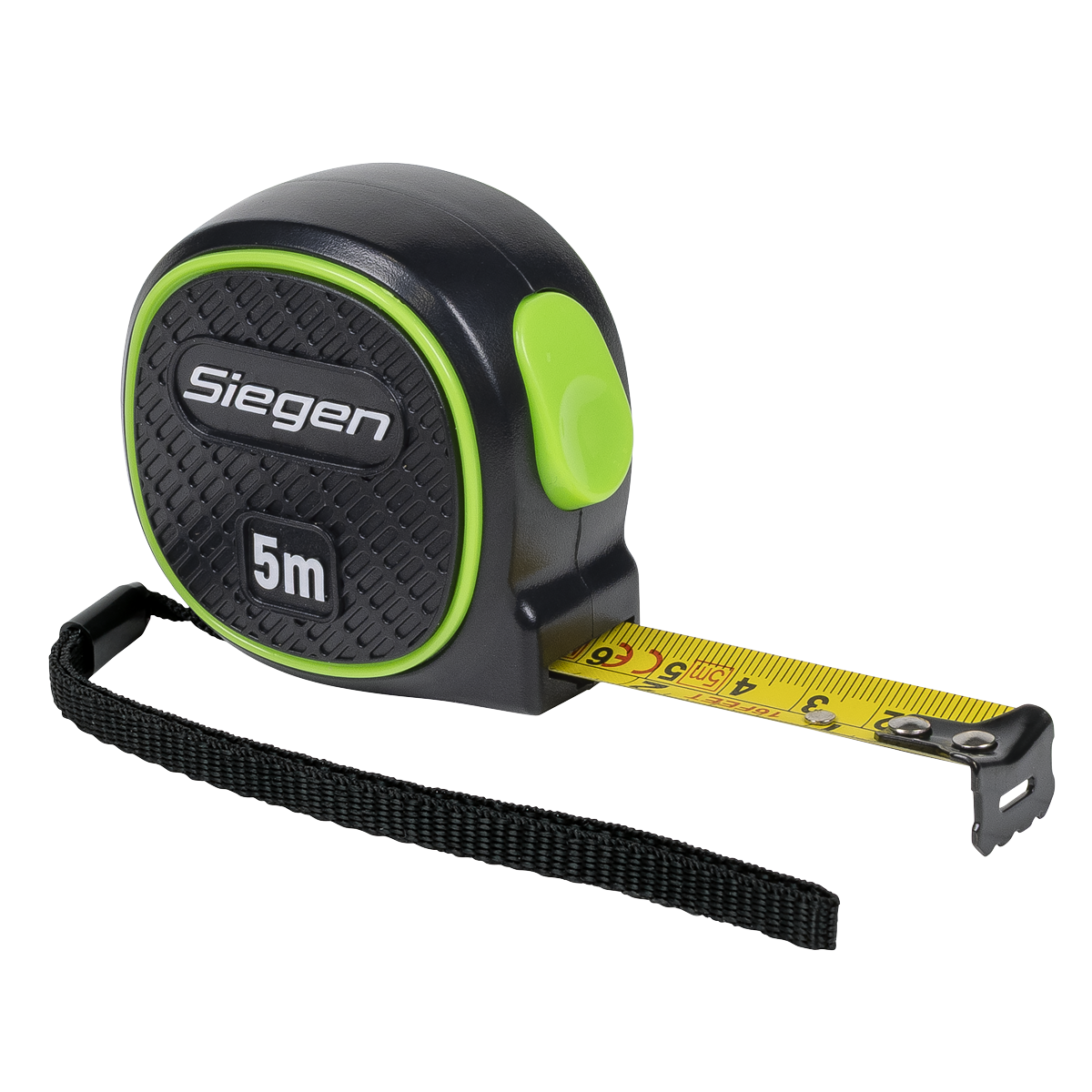 Siegen S01328 Metric/Imperial Auto-Lock Tape Measure 5m(16ft) x 19mm
