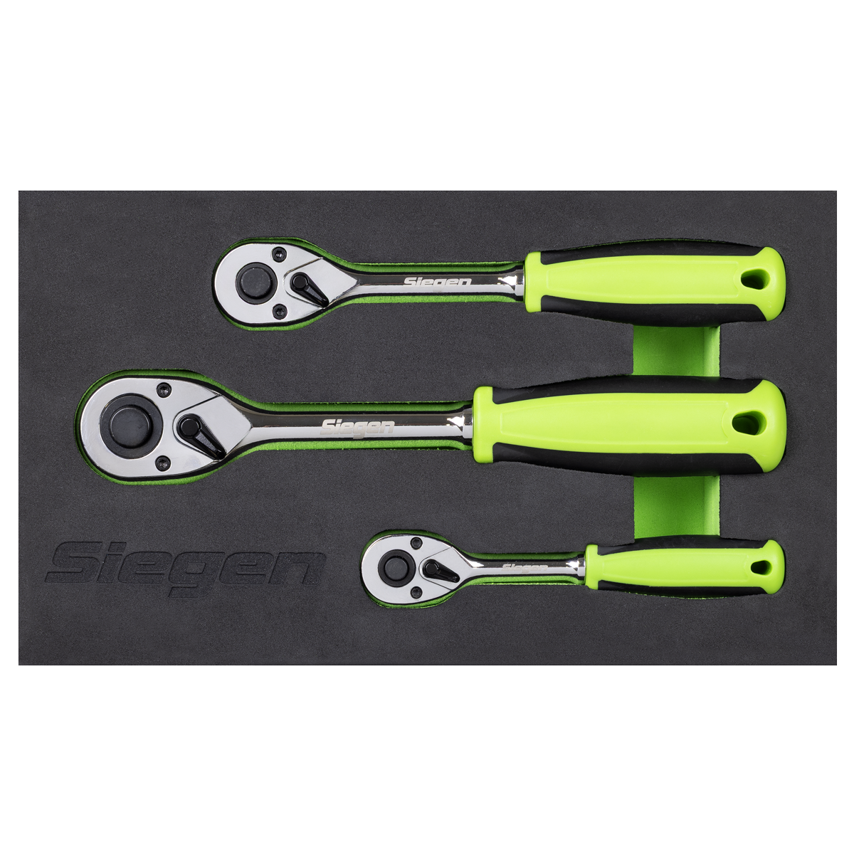 Siegen S01331 Ratchet Wrench Set 3pc