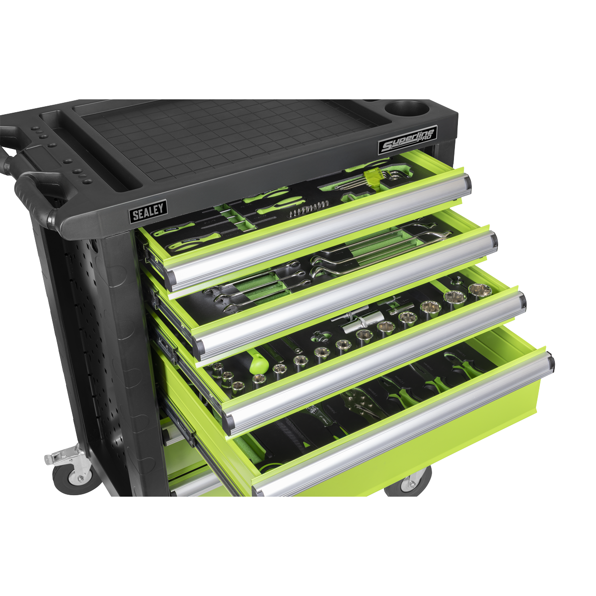 Siegen S01337 Siegen Rollcab 6 Drawer with 173pc Tool Kit