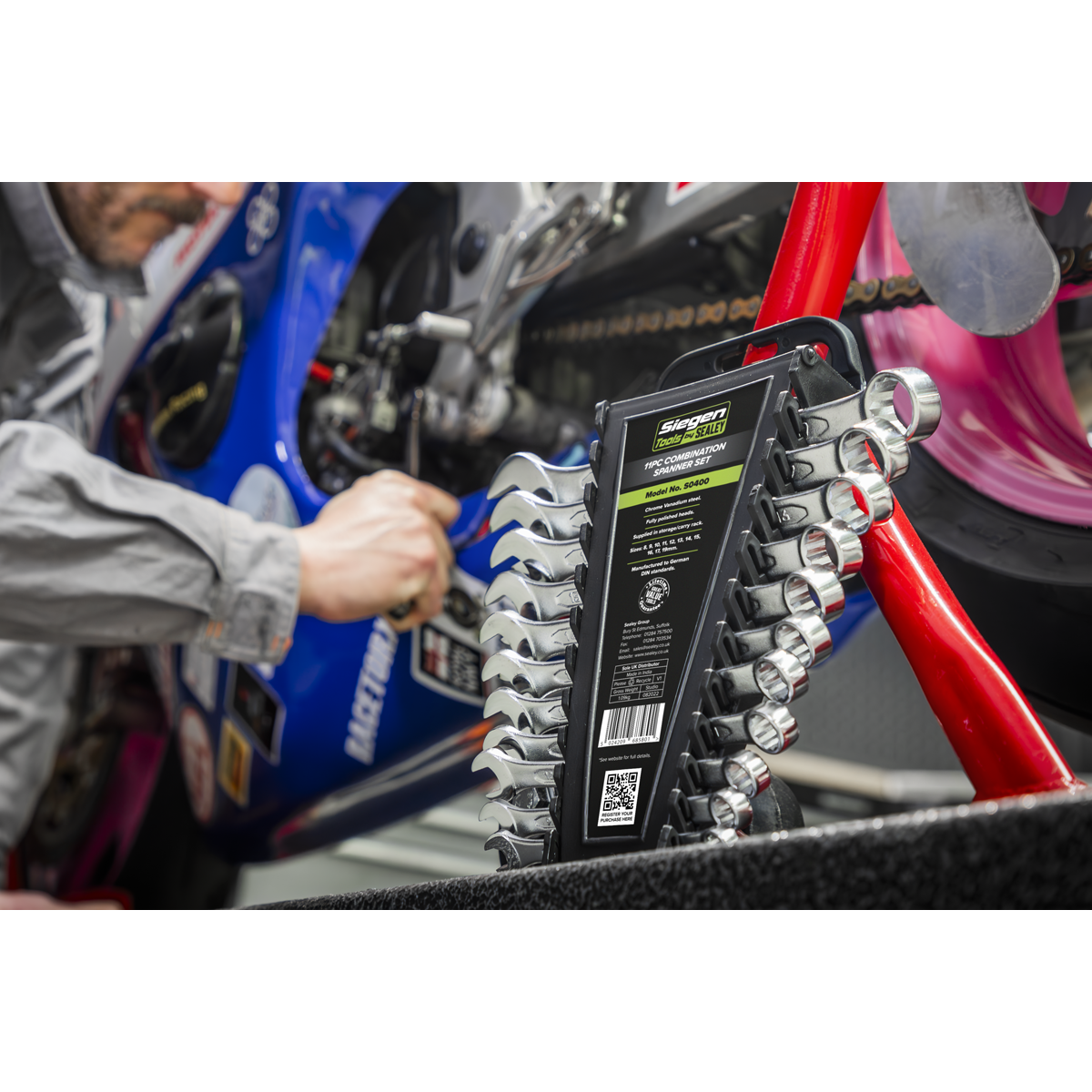 Siegen S0400 Siegen Combination Spanner Set 11pc