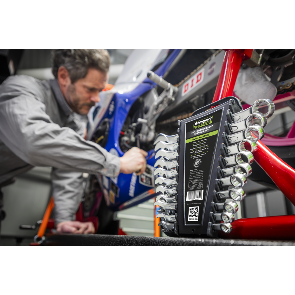 Siegen S0400 Siegen Combination Spanner Set 11pc