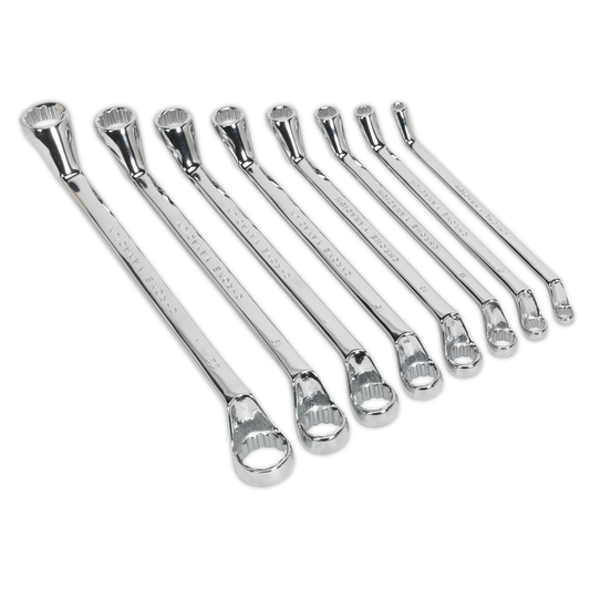 Siegen S0405 Siegen Deep Offset Ring Spanner Set 8pc