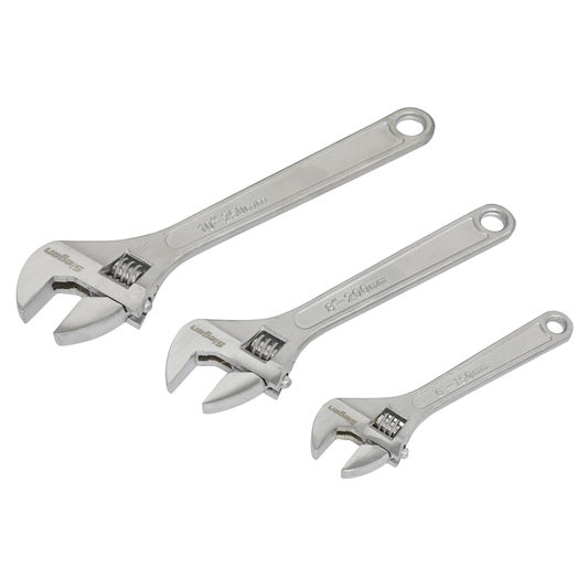 Siegen S0448 Siegen Adjustable Wrench Set 3pc