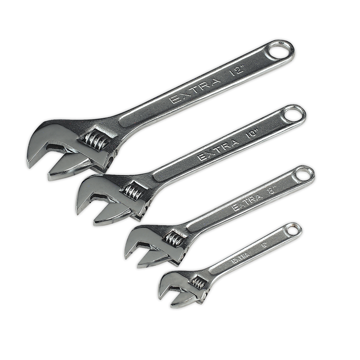 Siegen S0449 Siegen Adjustable Wrench Set 4pc