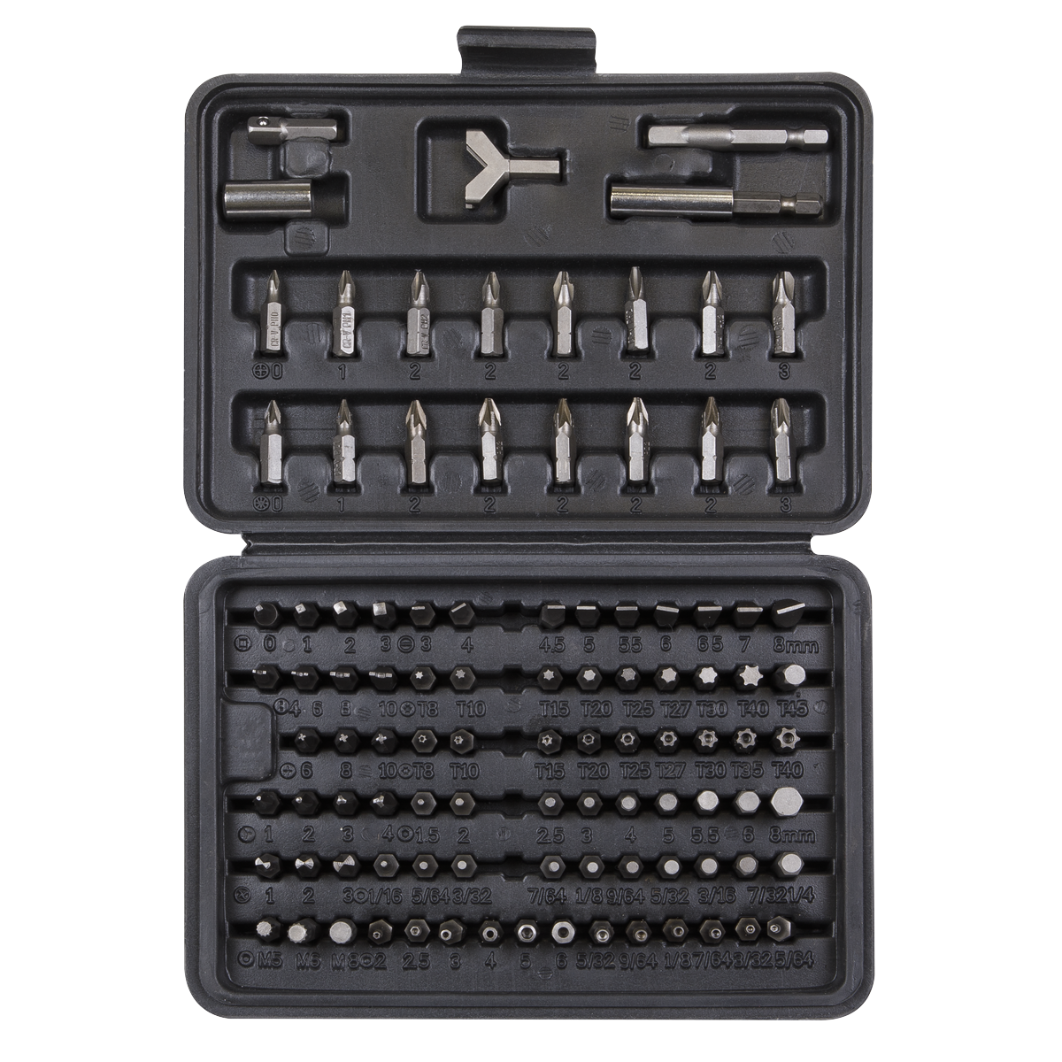 Siegen S0473 Siegen Power Tool/Security Bit Set 100pc