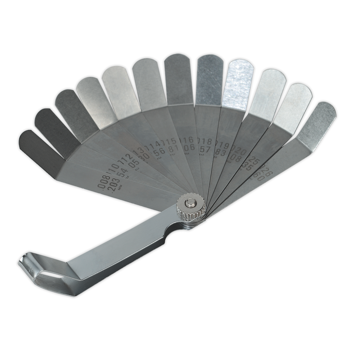 Siegen S0516 Siegen Dual Marked Offset Feeler Gauge 12 Blade