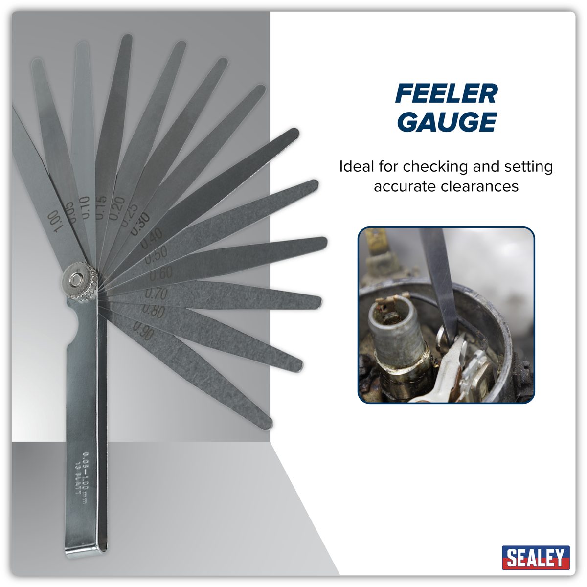 Siegen S0517 Siegen Feeler Gauge 13 Blade