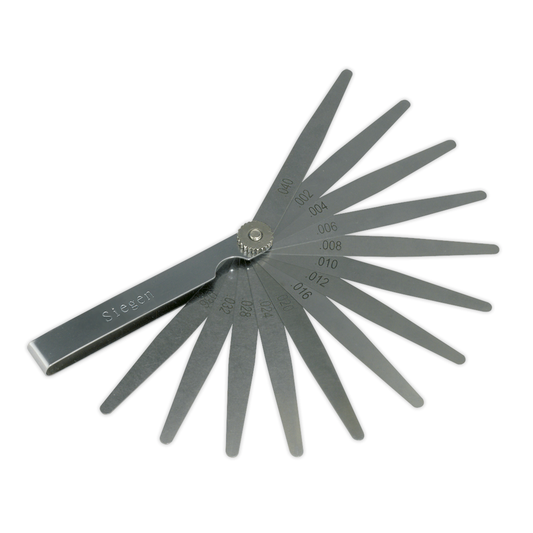 Siegen S0518 Siegen Imperial Feeler Gauge 13 Blade