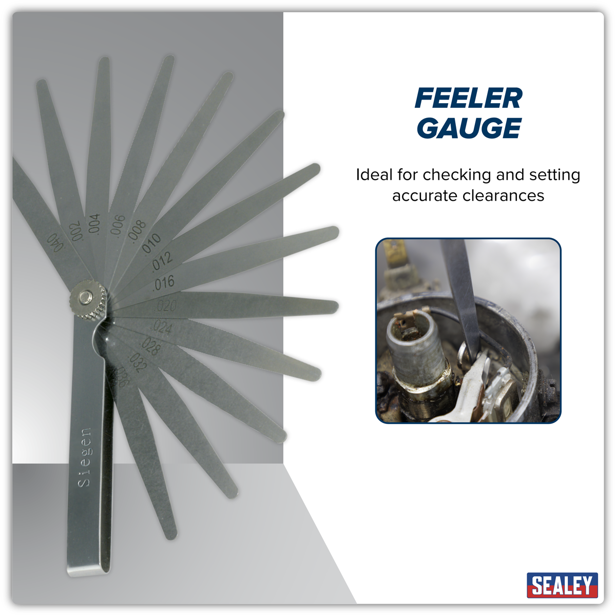 Siegen S0518 Siegen Imperial Feeler Gauge 13 Blade