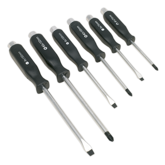 Siegen S0535 Siegen Hammer-Thru Screwdriver Set 6pc