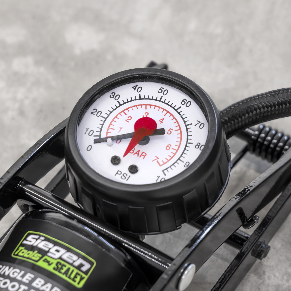 Siegen S0540 Foot Pump Single Barrel