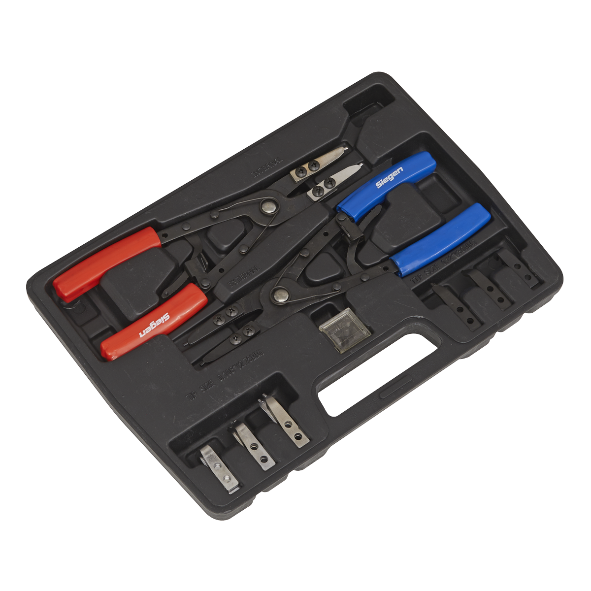 Siegen S0553 Siegen Internal/External Circlip Pliers Set 265mm