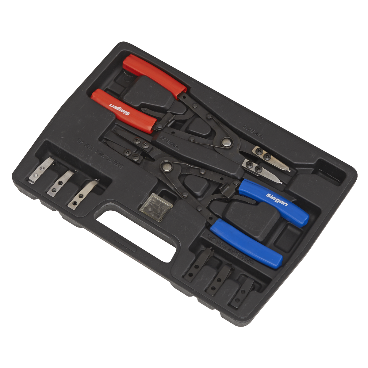 Siegen S0553 Siegen Internal/External Circlip Pliers Set 265mm
