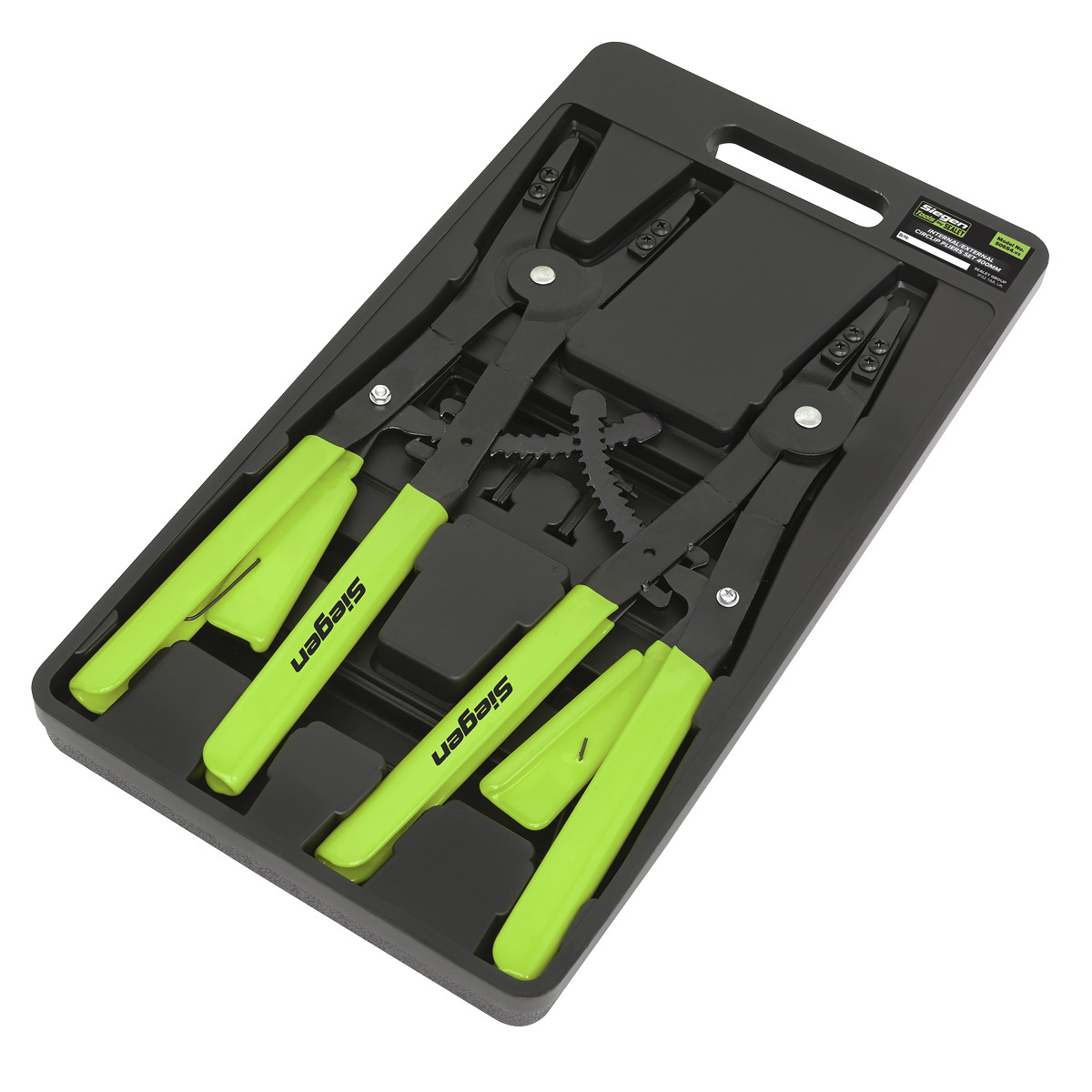 Siegen S0554 Siegen Internal/External Circlip Pliers Set 400mm