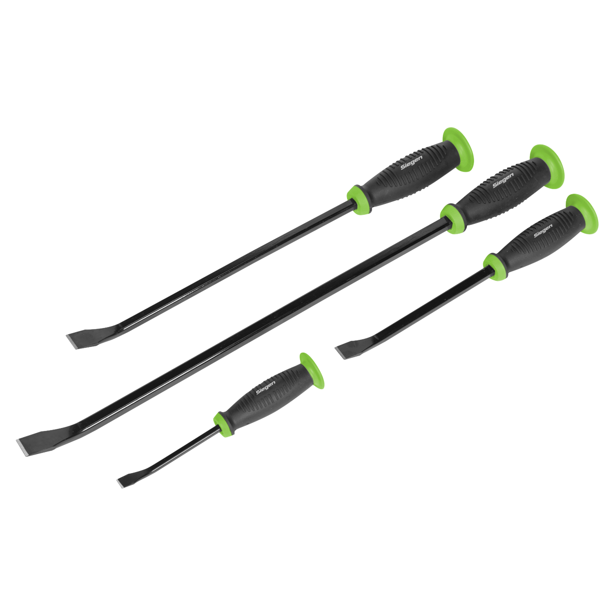 Siegen S0557 Siegen Pry Bar Set with Hammer Cap 4pc