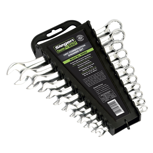 Siegen S0562 Siegen Combination Spanner Set 6-19mm 11pc