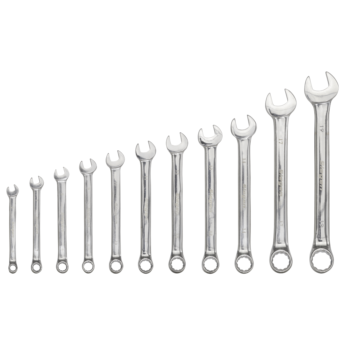 Siegen S0562 Siegen Combination Spanner Set 6-19mm 11pc