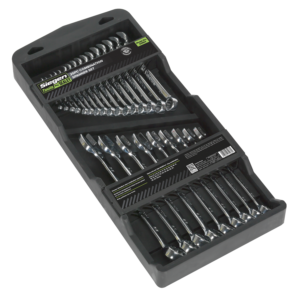 Siegen S0564 Siegen Combination Spanner Set 25pc