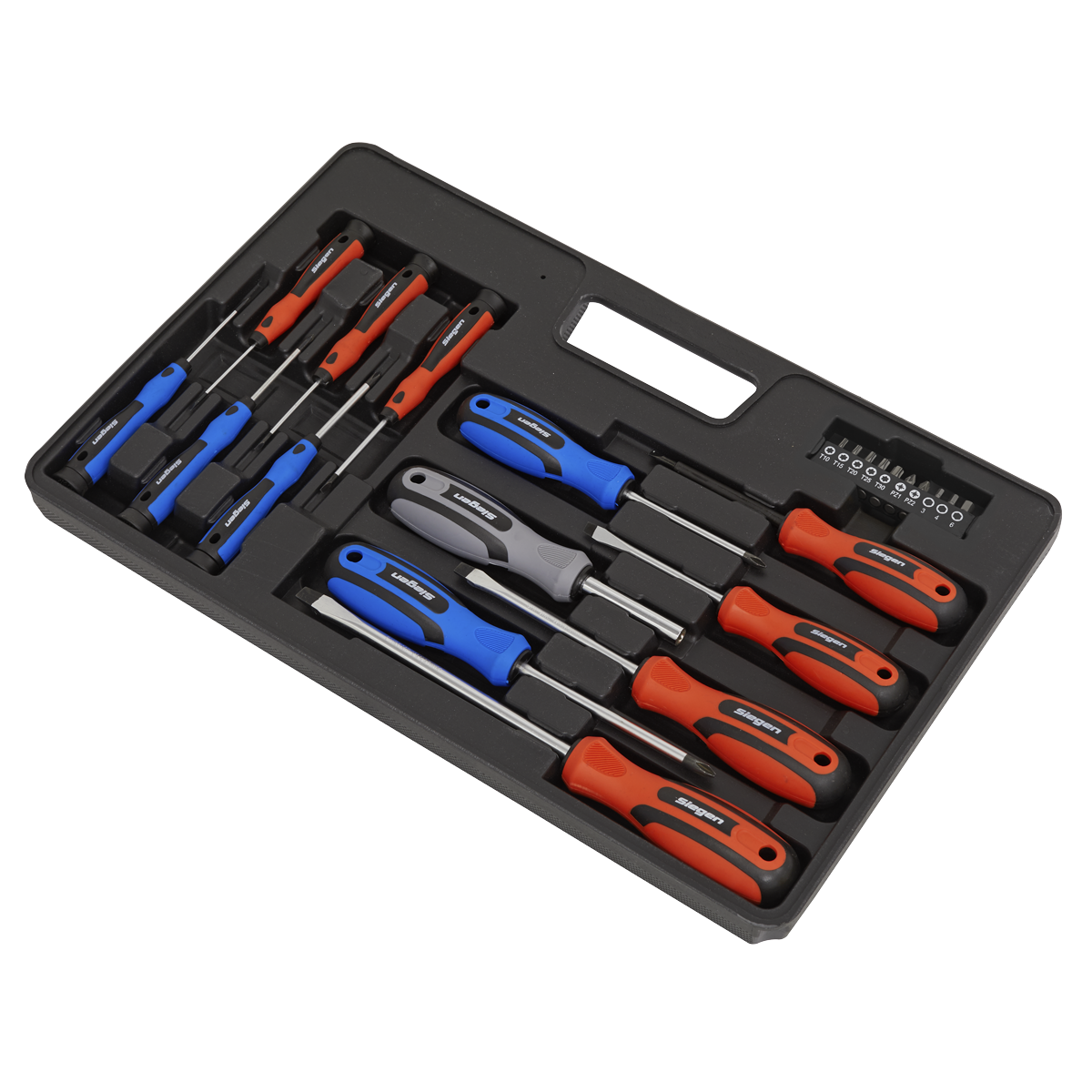 Siegen S0598 Siegen Soft Grip Screwdriver & Bit Set 23pc