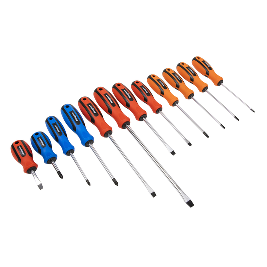 Siegen S0616 Siegen Soft Grip Screwdriver Set 12pc