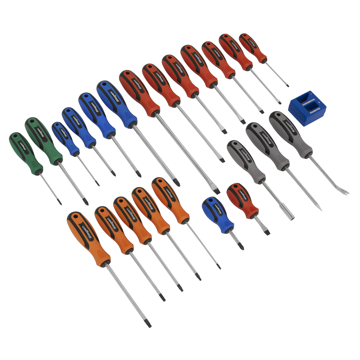 Siegen S0617 Siegen Soft Grip Screwdriver Set 24pc
